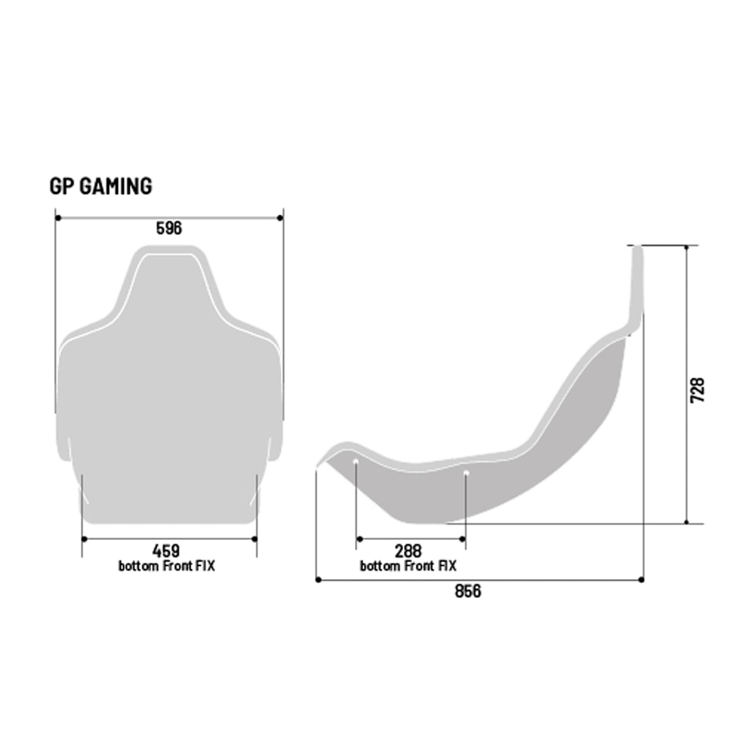 Sparco GP Seat (Non-FIA) Sim Racing Seat