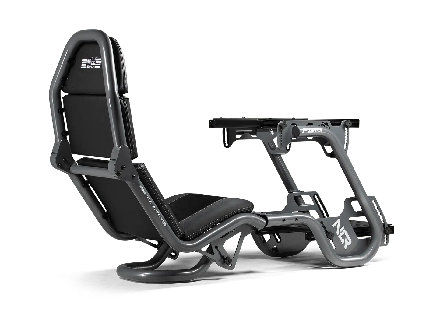 Next Level Racing F-GT Pro Formula and GT Racing Simulator Cockpit - Grey Edition