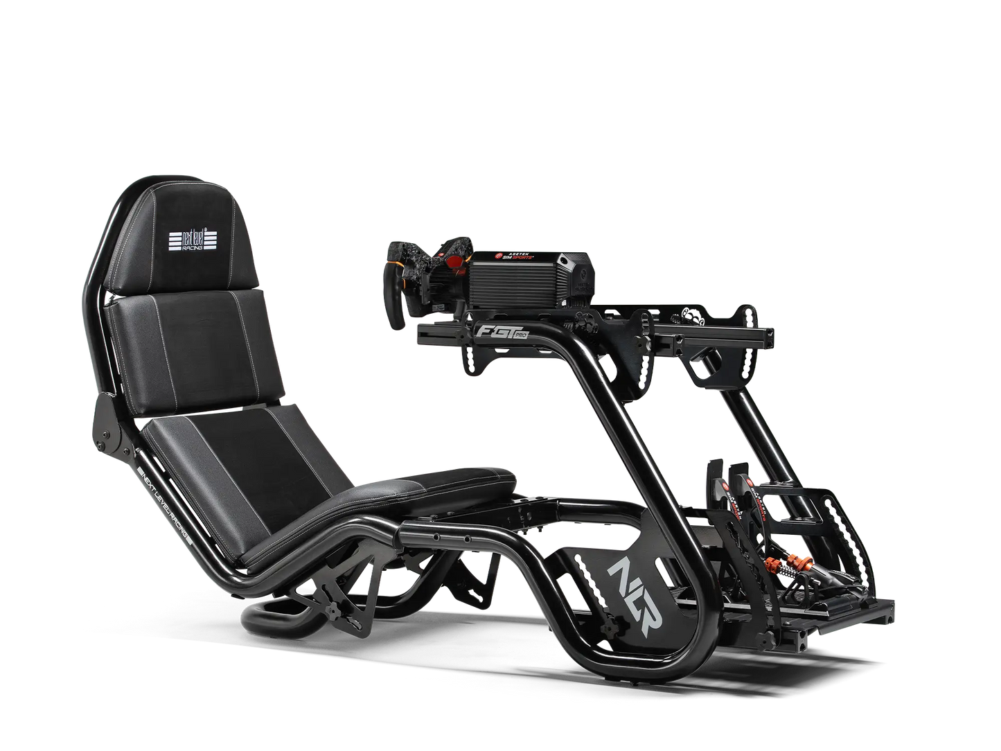 Next Level Racing F-GT Pro Formula and GT Racing Simulator Cockpit - Black Edition