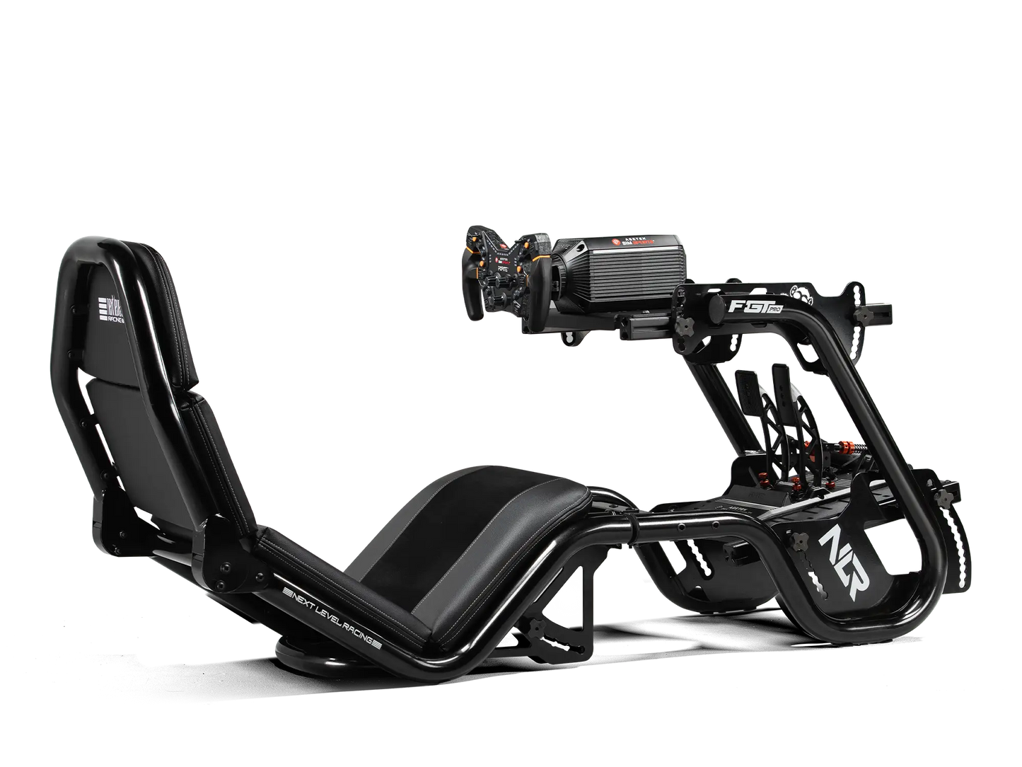 Next Level Racing F-GT Pro Formula and GT Racing Simulator Cockpit - Black Edition