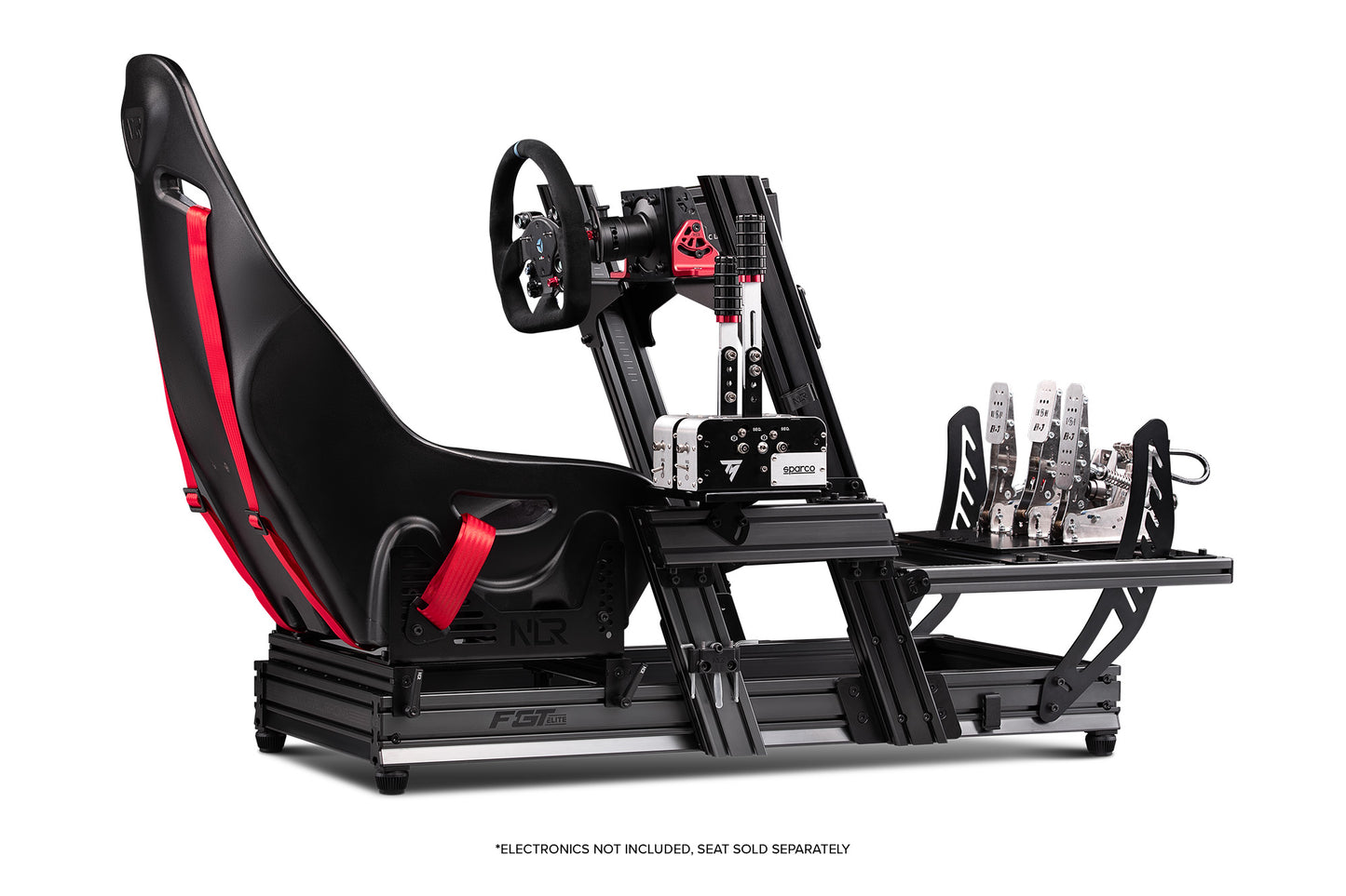 Next Level Racing Aluminum F-GT Elite Cockpit Front & Side Mount Edition