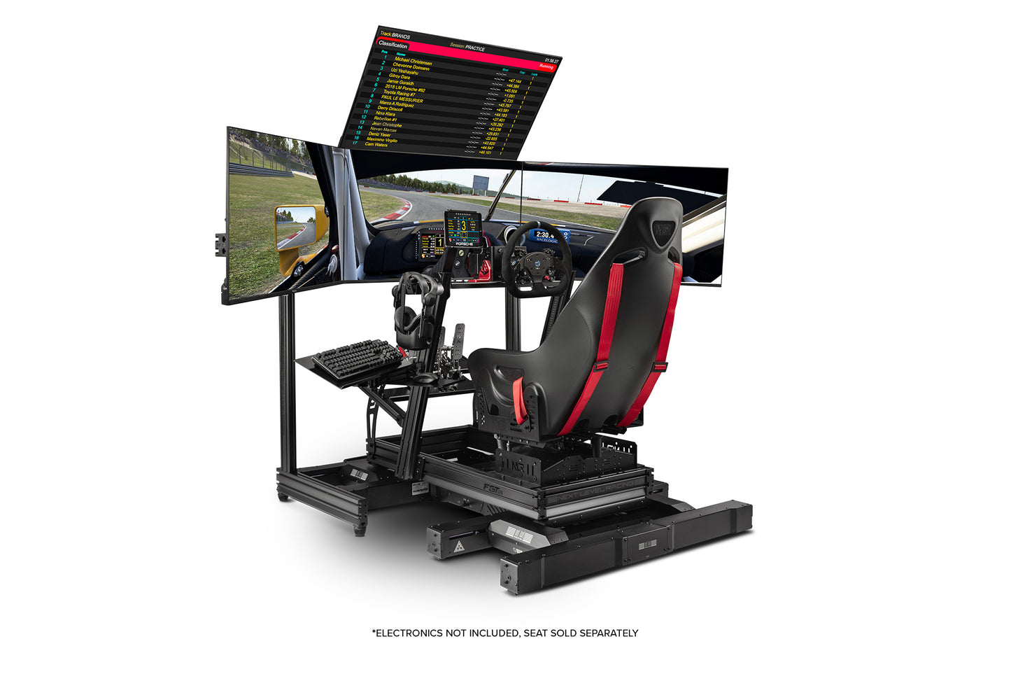Next Level Racing Aluminum F-GT Elite Cockpit Wheel Plate Edition