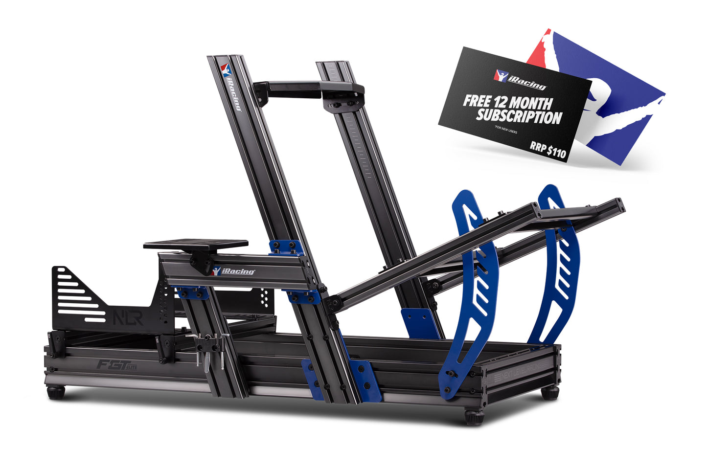 Next Level Racing Aluminum F-GT Elite Cockpit iRacing Edition