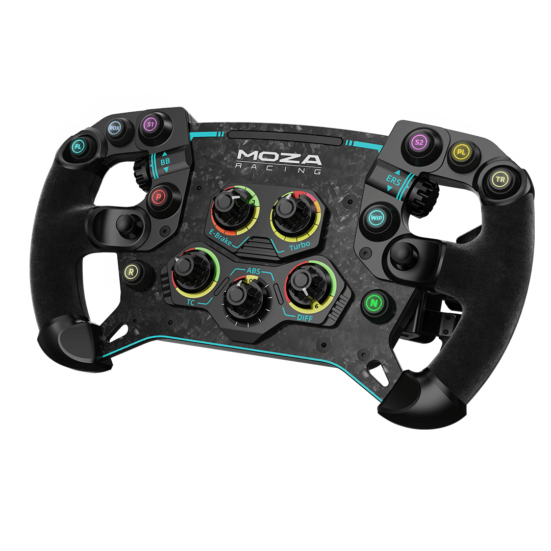 MOZA Racing GS V2 Formula Steering Wheel (Alcantara Grip)