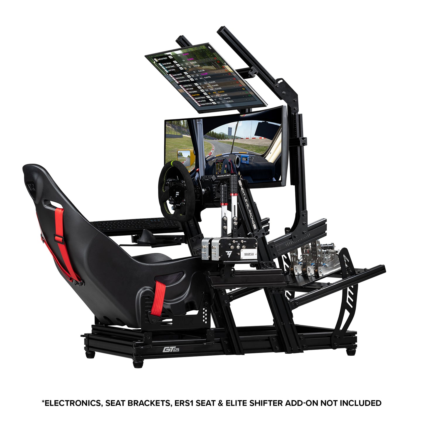 Next Level Racing Aluminum GT Elite LITE Cockpit - Wheel Bracket Edition