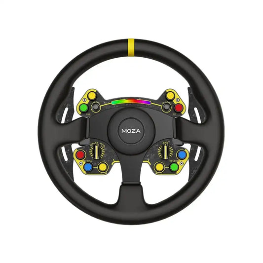 MOZA Racing RS V1 Nappa Leather-wrapped GT Steering Wheel