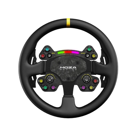 MOZA Racing RS V2 Leather-wrapped GT Steering Wheel