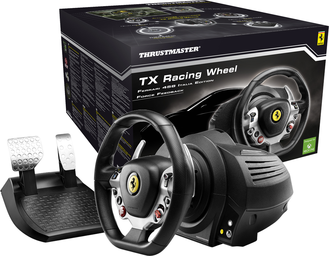 Thrustmaster TX Force Feedback Racing Wheel Ferrari 458 Italia Edition