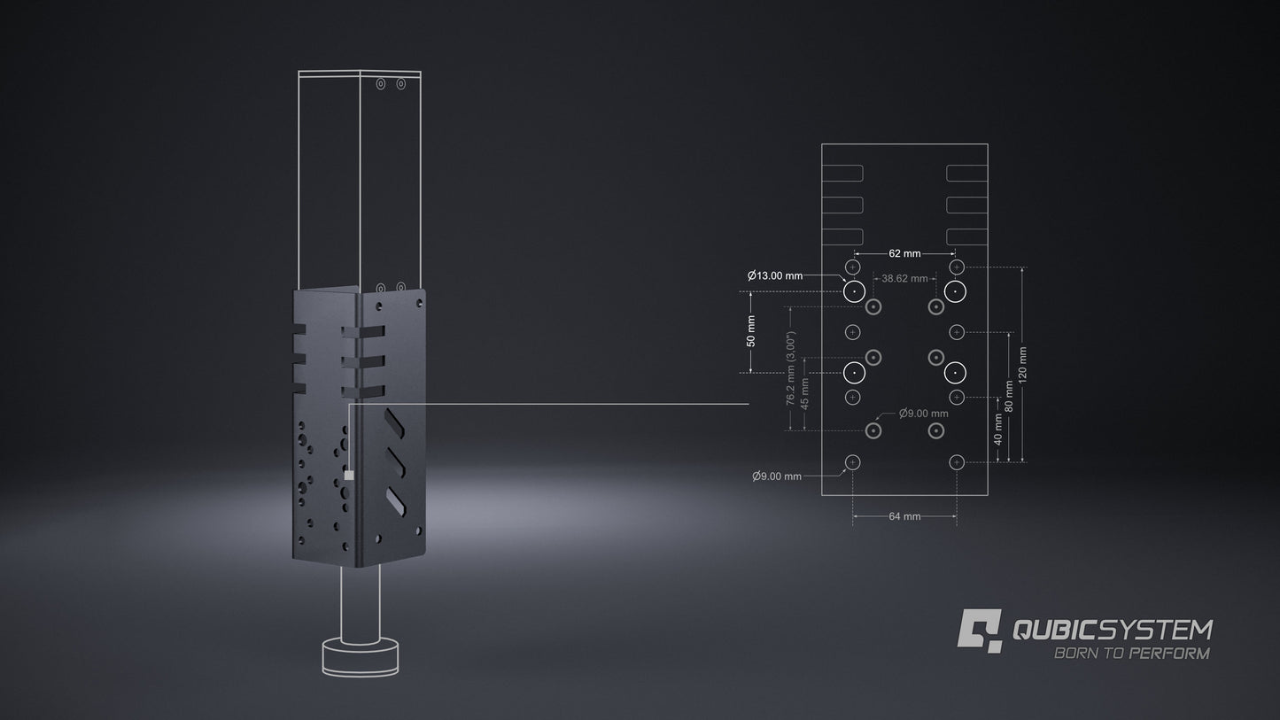 Qubic System QS-Bracket Universal Cockpit Adaptor