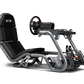 Next Level Racing F-GT Pro Formula and GT Racing Simulator Cockpit - Grey Edition