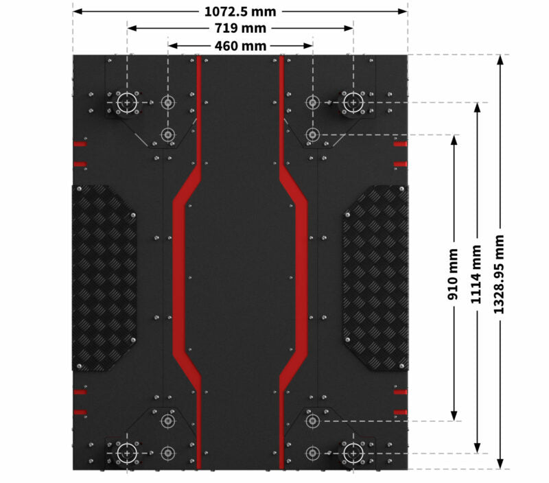 Qubic System QS-CH2 Surge & Yaw (2 DOF) Platform