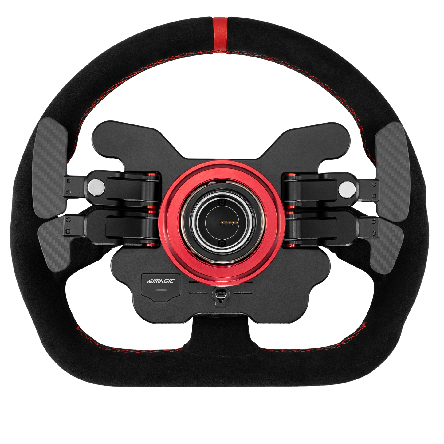 SIMAGIC GT1-D Flat Bottom Steering Wheel (Alcantara)