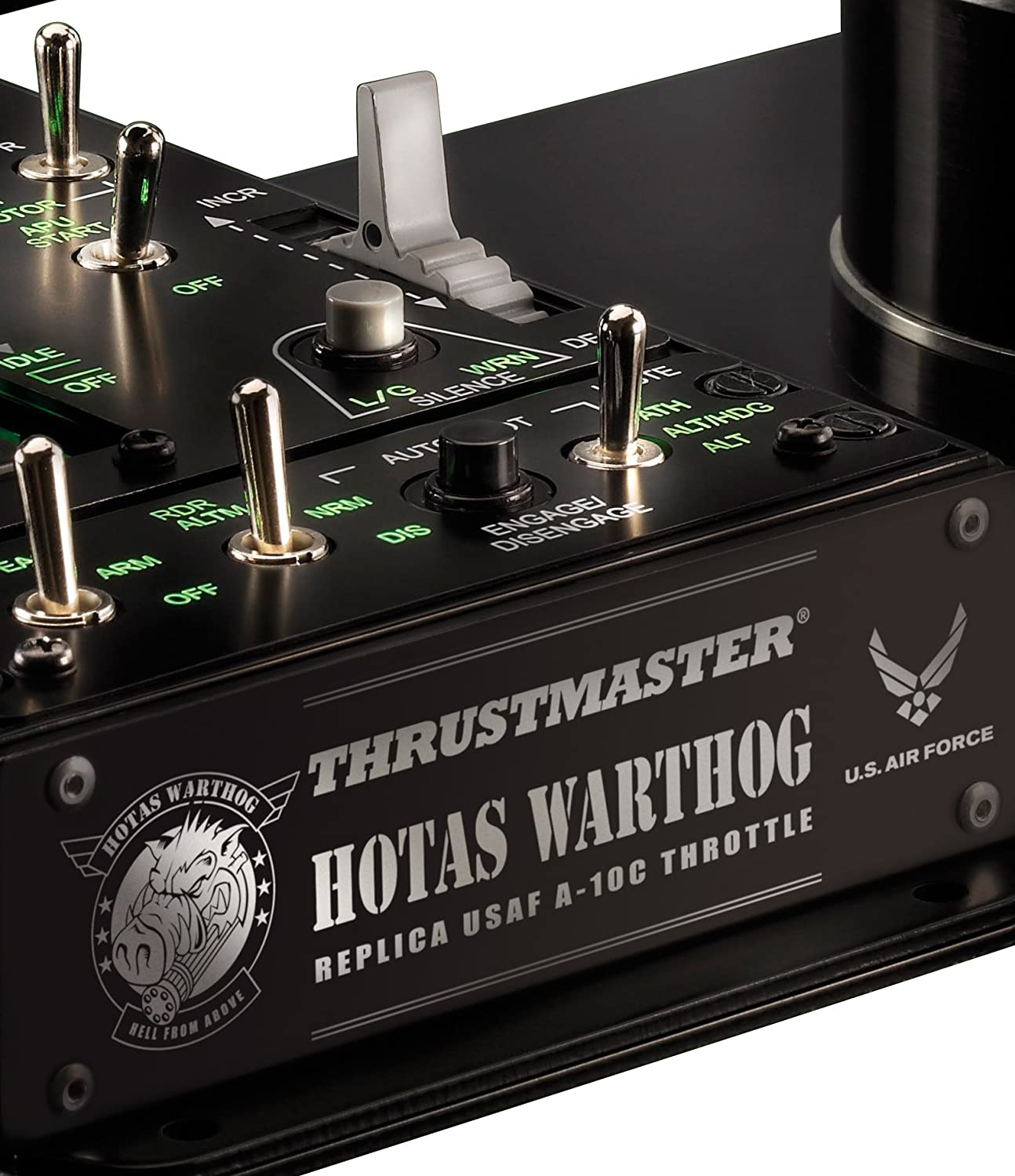Thrustmaster HOTAS Warthog Flight Stick for Flight Simulation, Official  Replica of the US Air Force A-10C Aircraft (Compatible with PC)