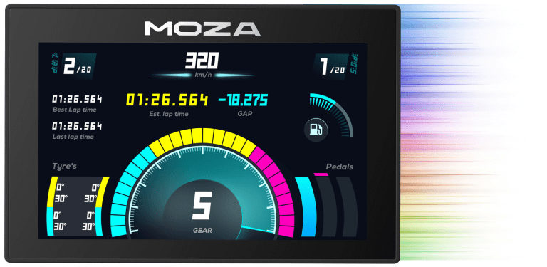 MOZA Racing CM HD Racing Dashboard Screen