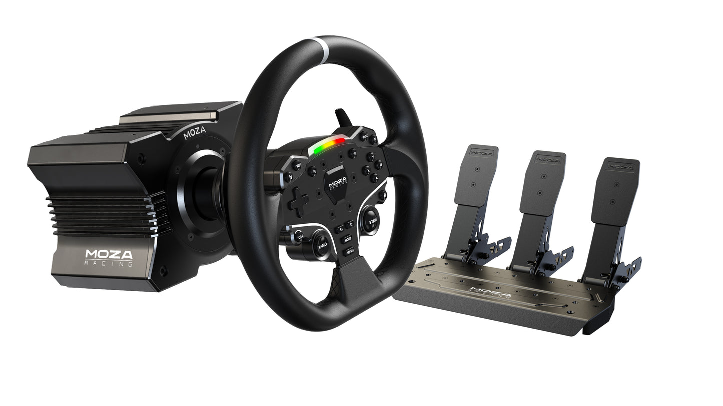 MOZA Racing R5 Sim Bundle - 5.5 Nm Torque DD and SRP Lite Pedals