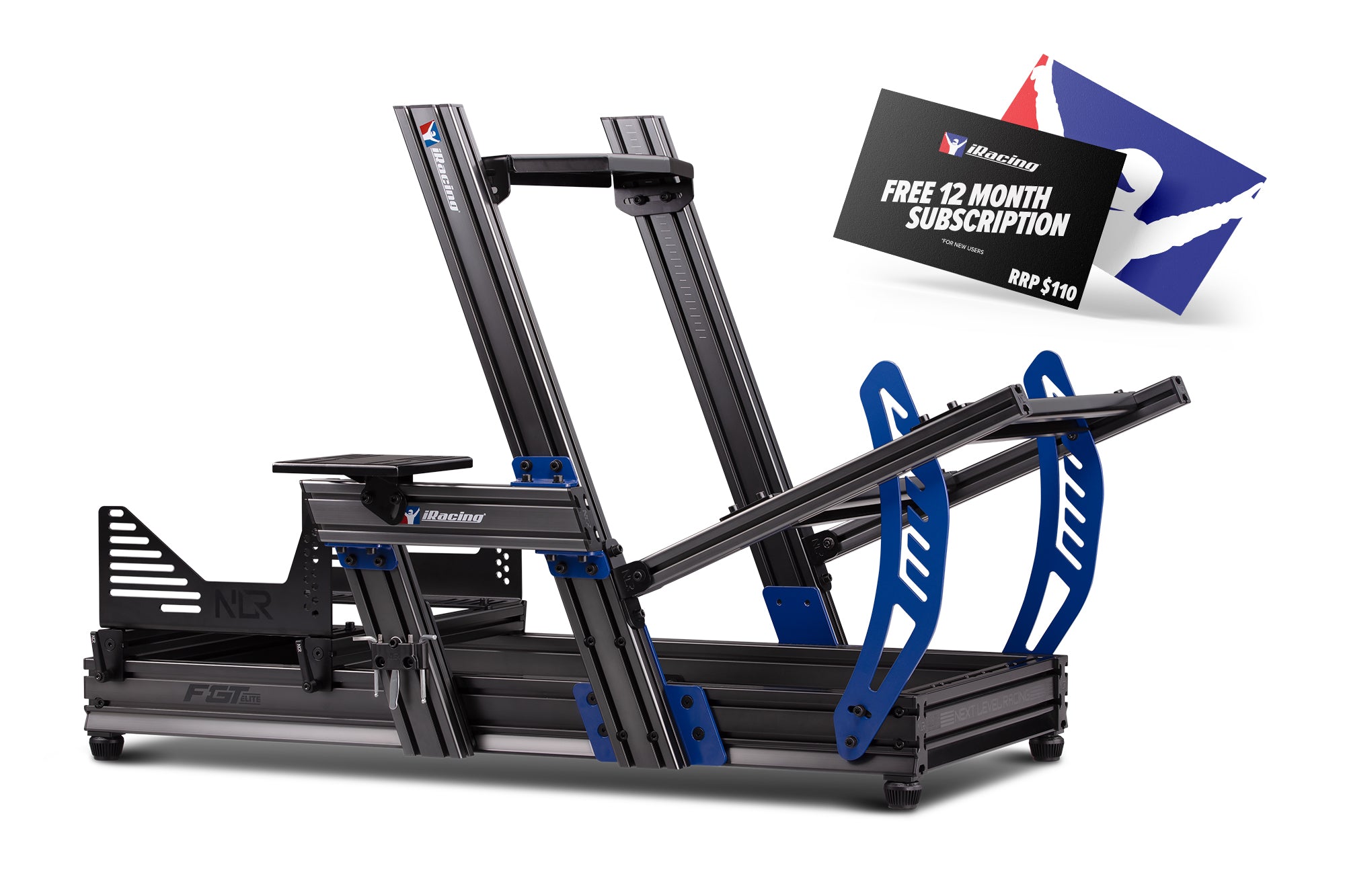 NEXT LEVEL RACING F-GT Elite Aluminum 8020 Cockpit iRacing – Pit Lane ...