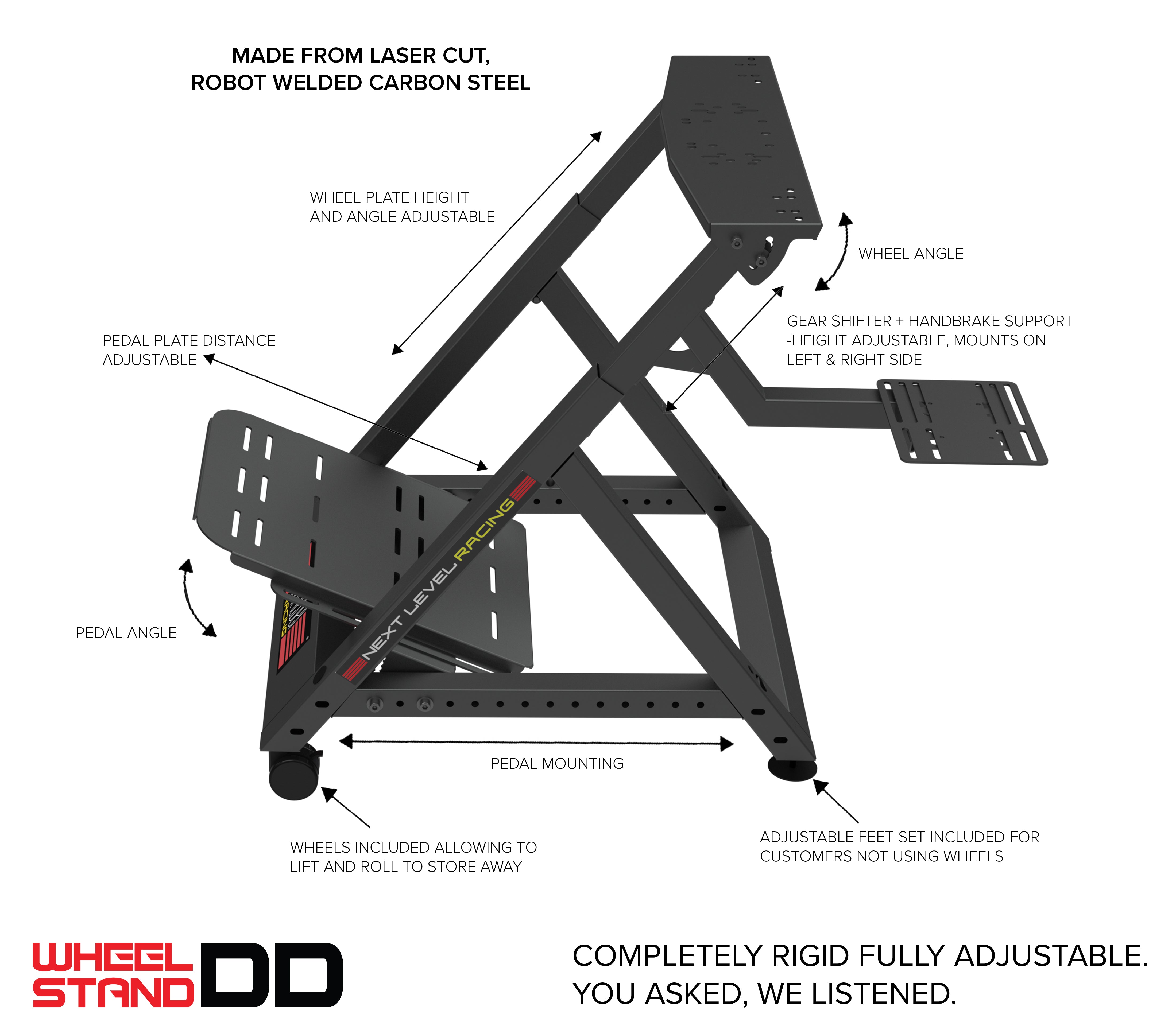 Next level racing discount dd seat add on