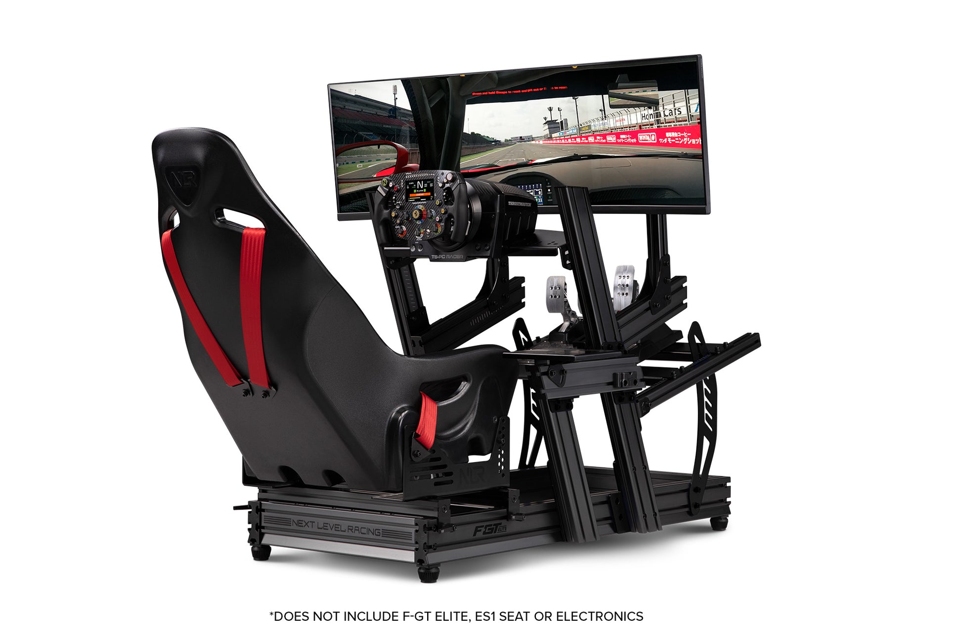 Next Level Racing F-GT Elite Cockpit Mount Monitor Stand - Carbon Grey ...