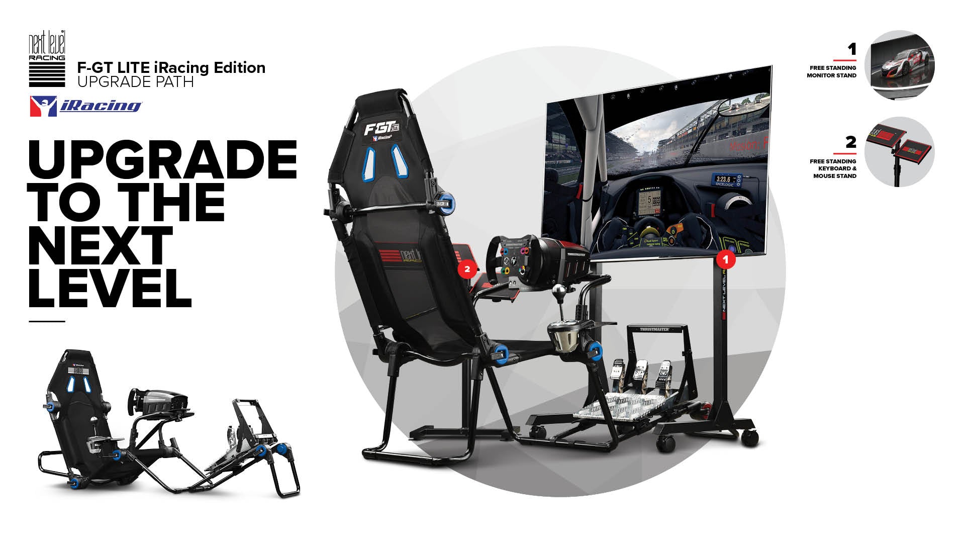 NEXT LEVEL RACING F-GT LITE SIMULATOR COCKPIT – Pit Lane Sim Racing