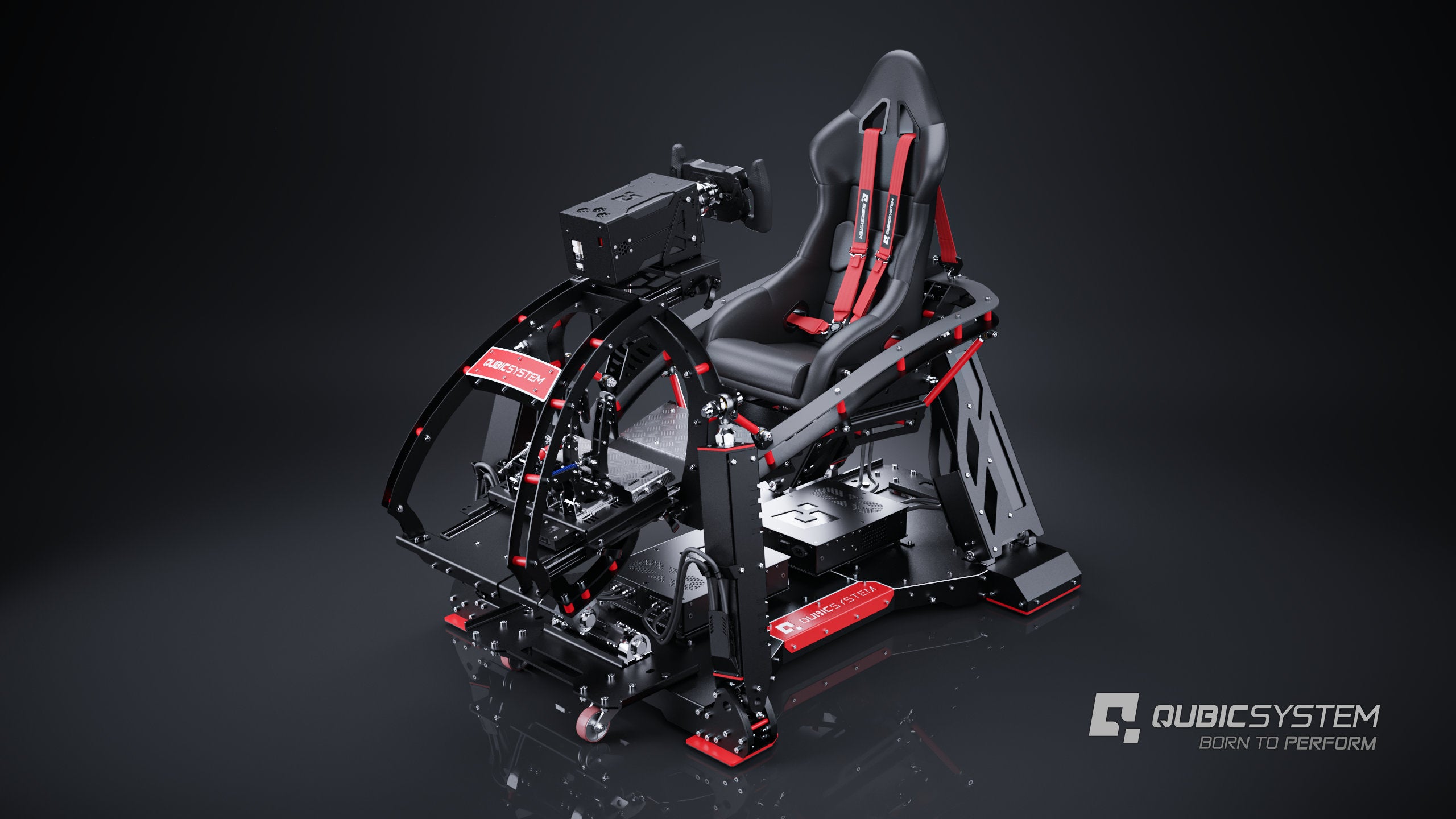 QUBIC SYSTEM QS-V20 Advanced Motion Cockpit Pro Racing Sim – Pit Lane ...