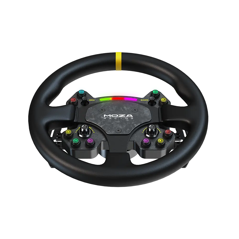 MOZA Racing RS V2 Leather-wrapped GT Steering Wheel