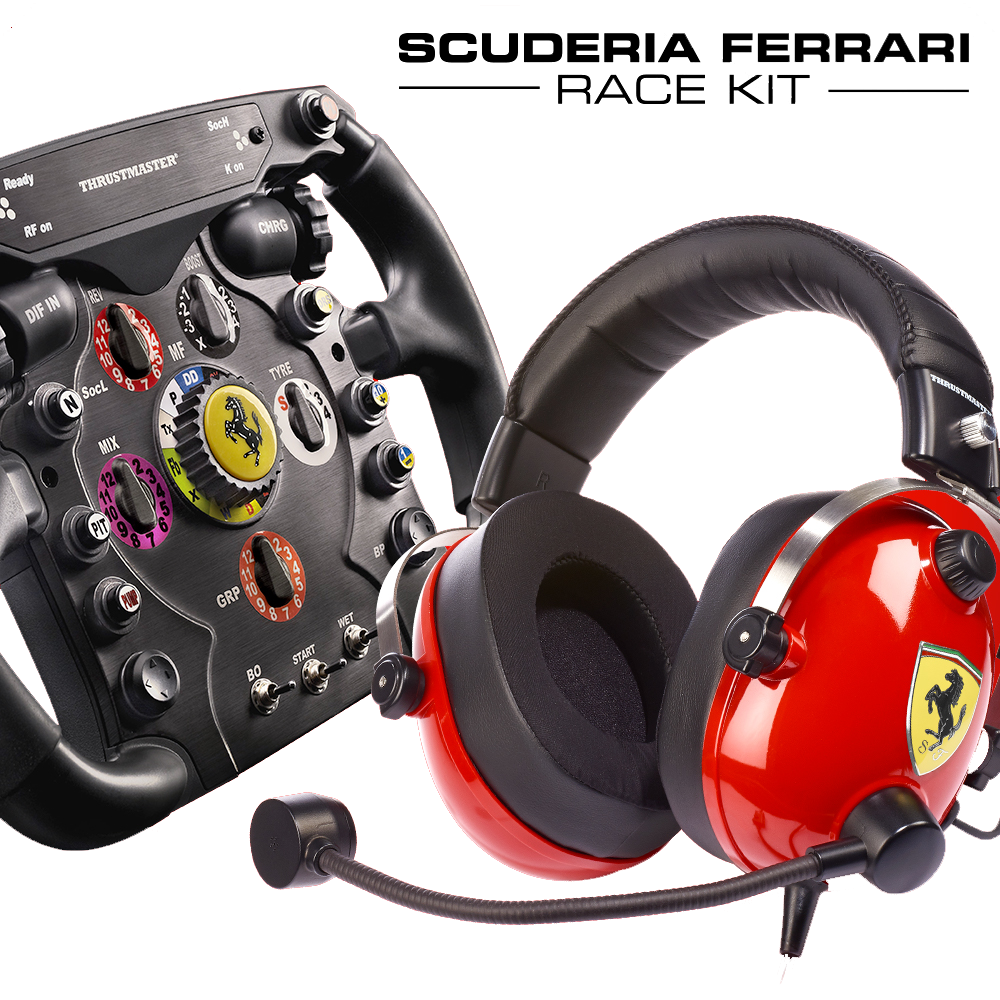 Thrustmaster Scuderia Ferrari F1 wheel & headset