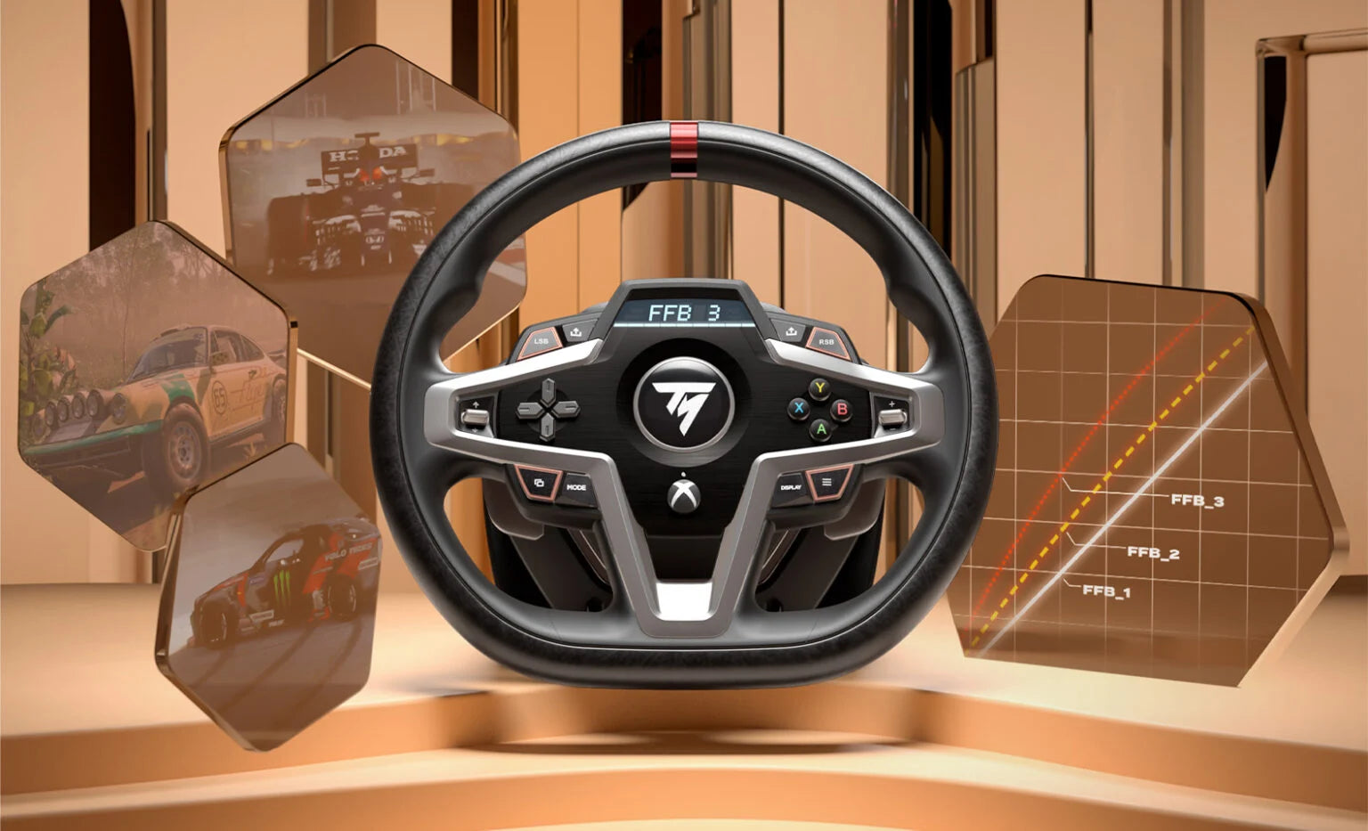 THRUSTMASTER T128 Racing Simulator Game Steering Wheel and Pedal Dynamic  Force Feedback for PC XBOX