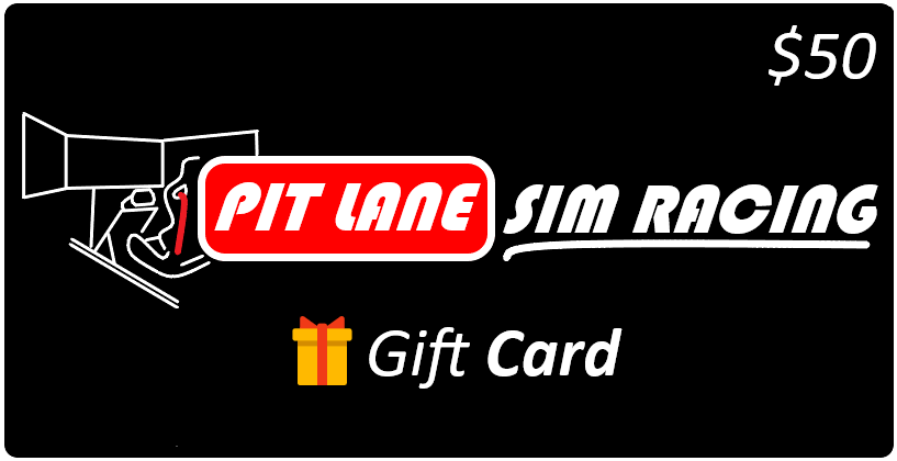 Pit Lane Sim Racing $50 Gift Card